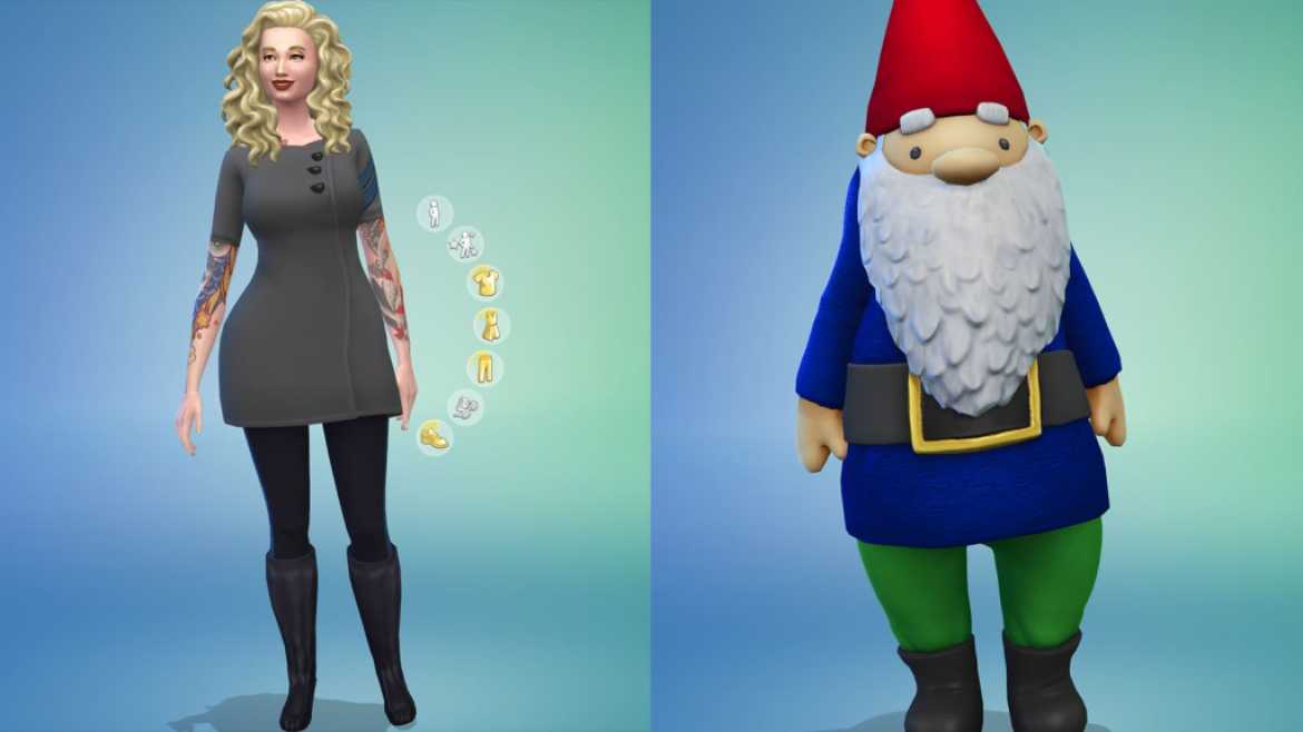 Work Outfit CAS Menu in The Sims 4