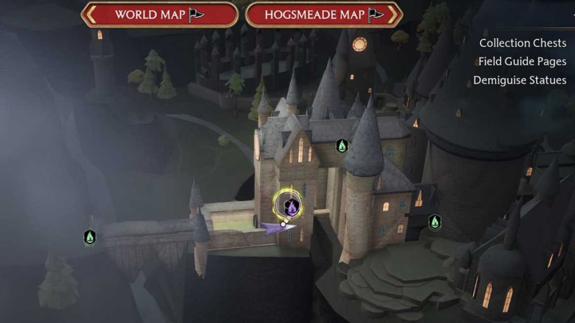 Dueling Club Map Location in Hogwarts Legacy