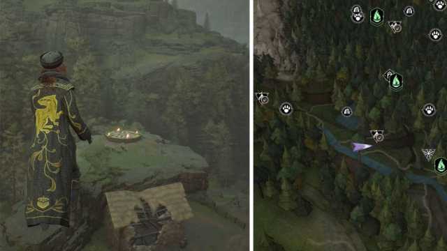 East North Hogswarts Landing Platform Hogwarts Legacy