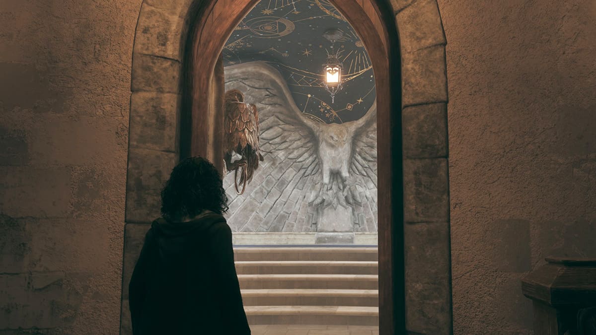 Hogwarts Legacy Ravenclaw כניסה לחדר משותף פתוח