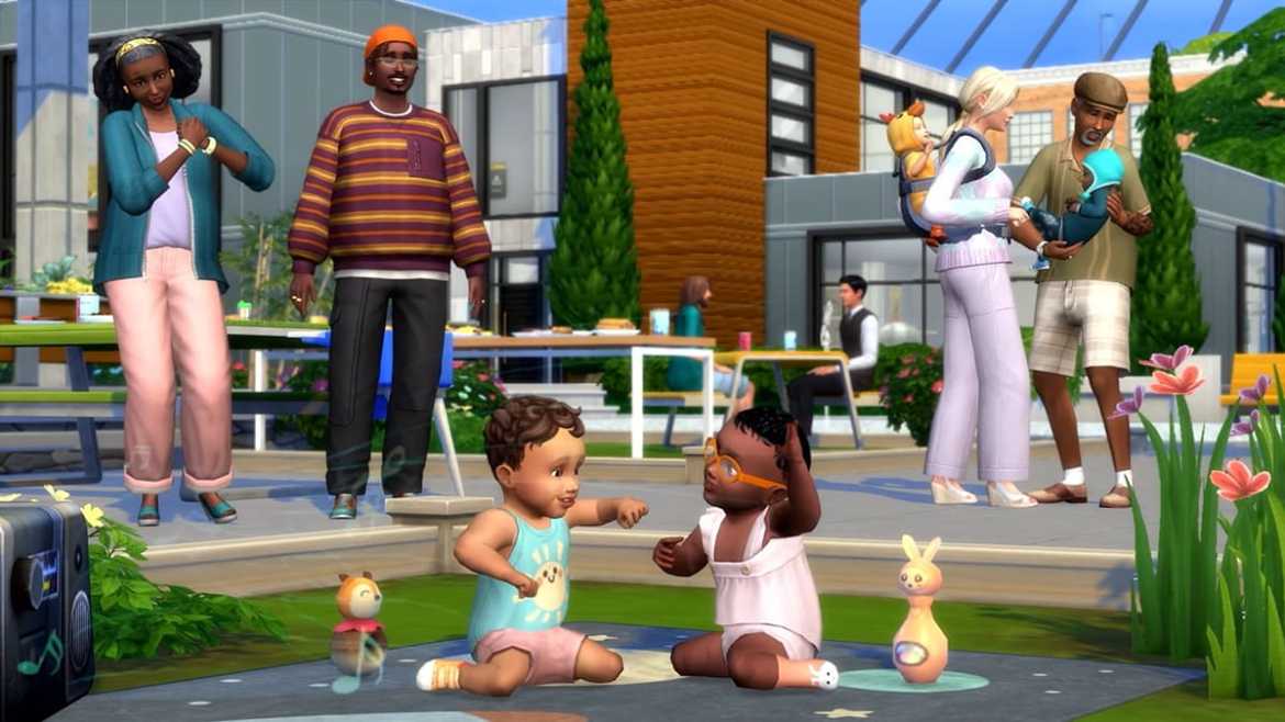 Baby Carrier in The Sims 4 Growing Together
