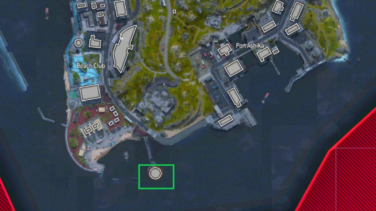 Beach Club Observatory Location in Ashika Island DMZ - Prima Games