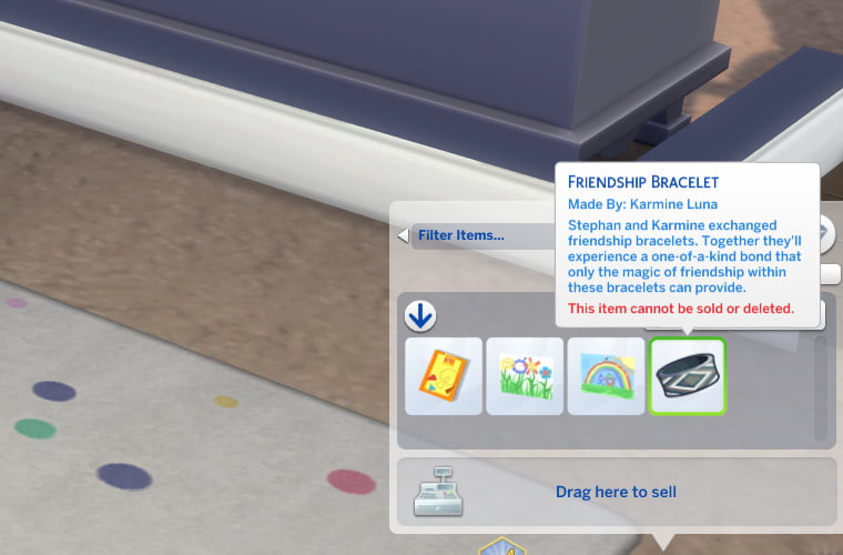 Exchanging Friendship Bracelets Sims 4