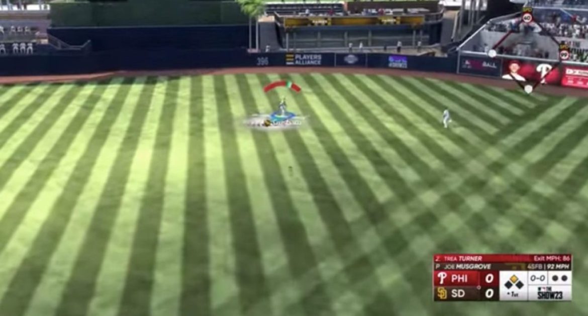 MLB The Show 23 | Outfielder throws