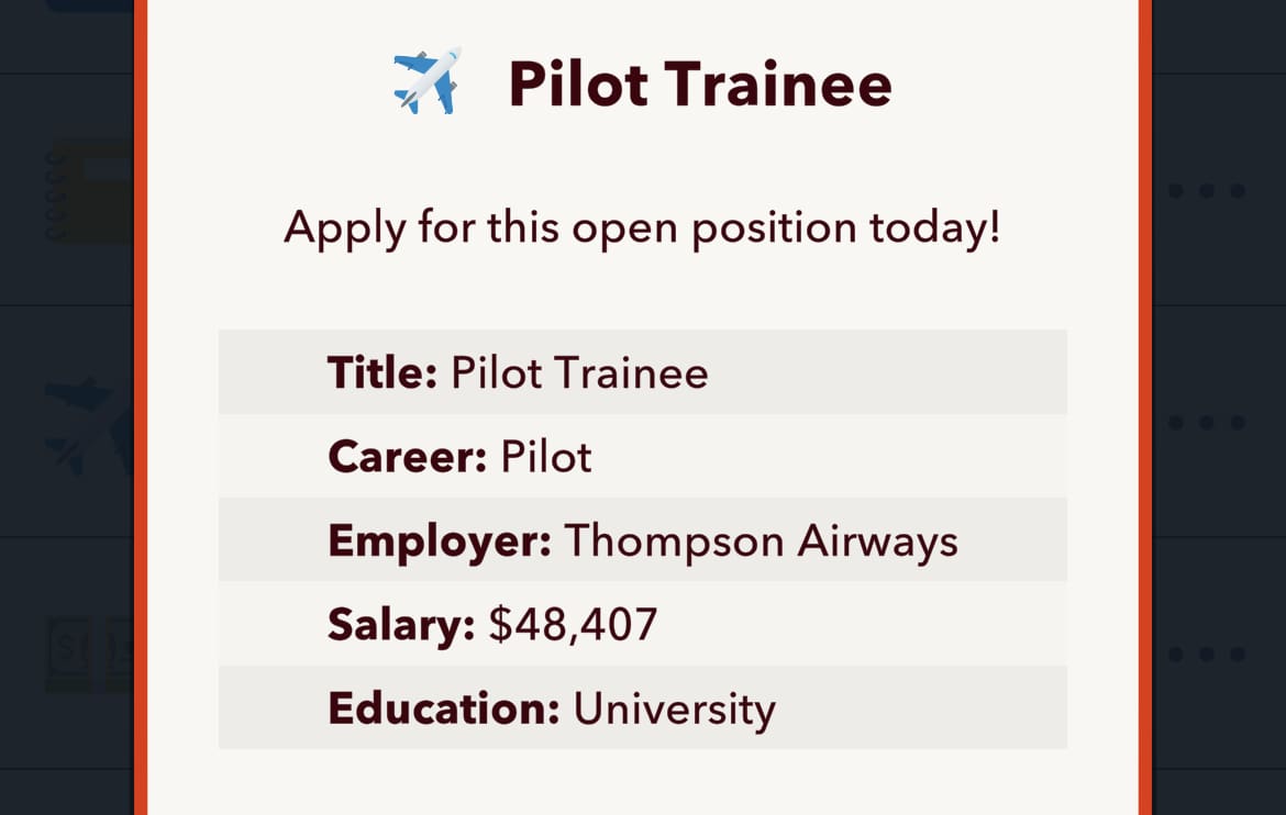 How to a Pilot in BitLife Prima Games
