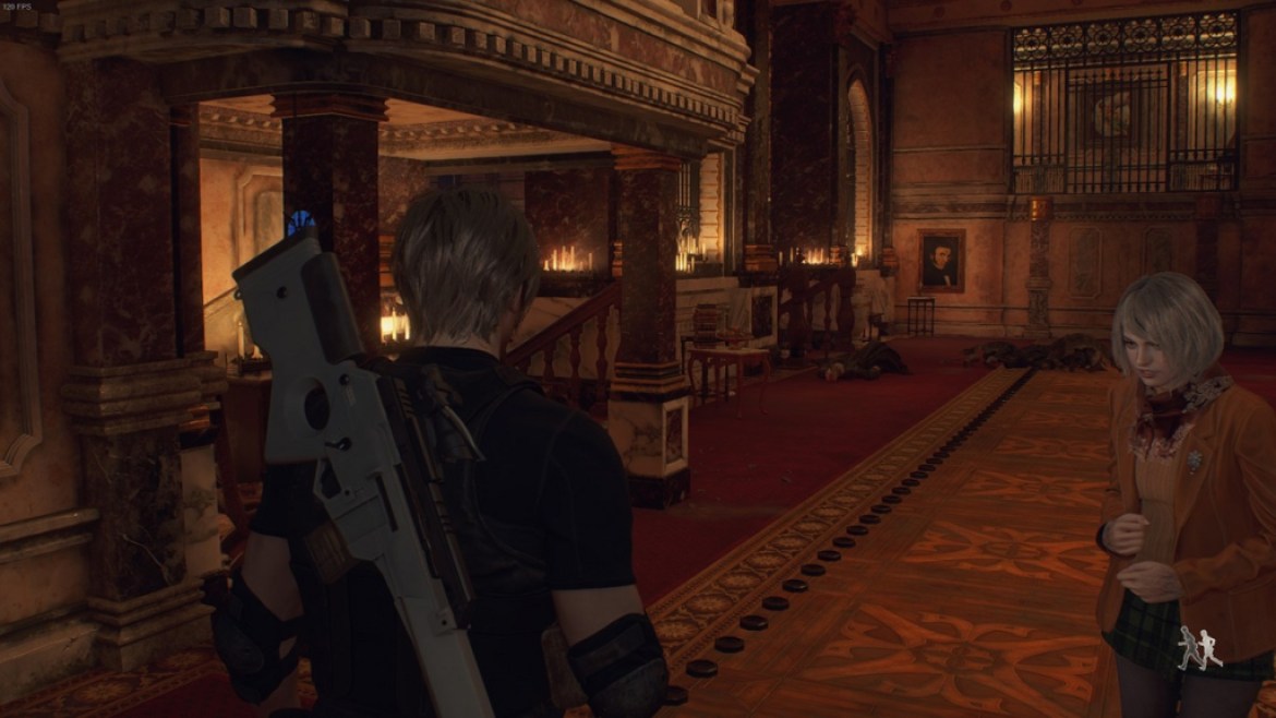 Resident Evil 4 Remake Grand Hall Blue Medallion 5