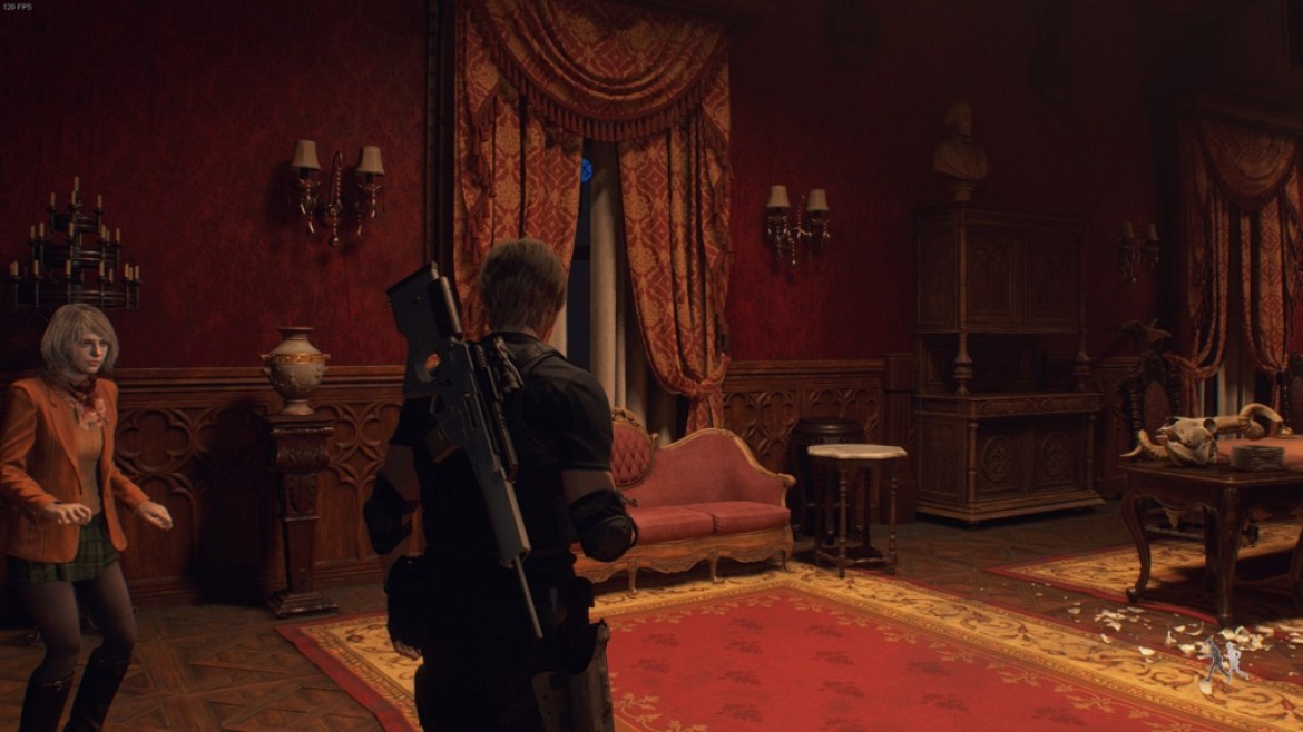 Resident Evil 4 Remake Grand Hall Blue Medallion 6