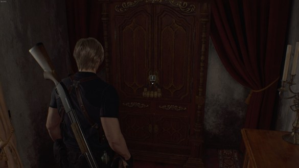 Resident Evil 4 Wardrobe Lock