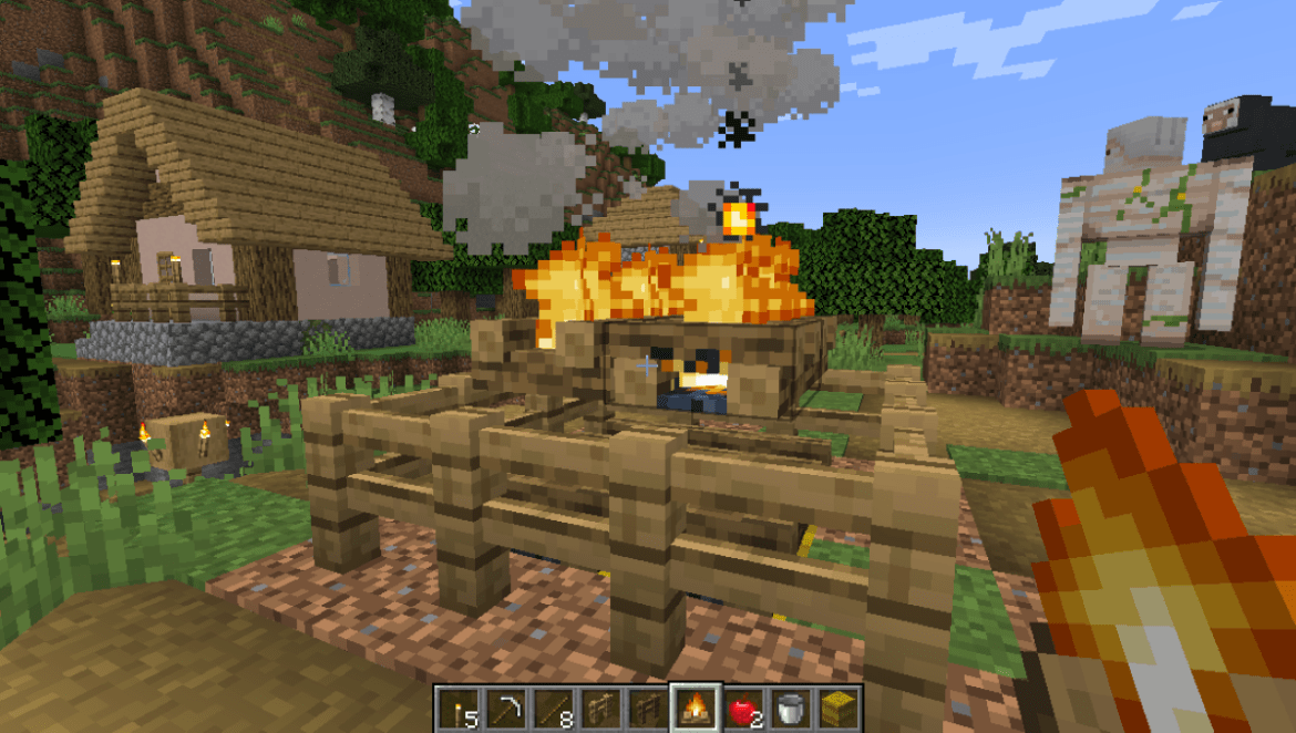 How to Make a Campfire in Minecraft Prima Games