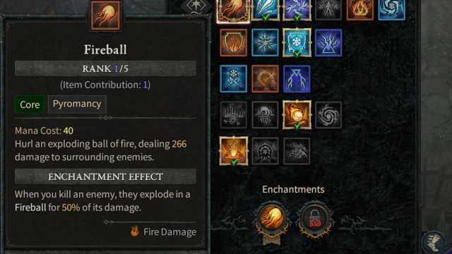 Sorcerer Spell Enchantment Diablo 4