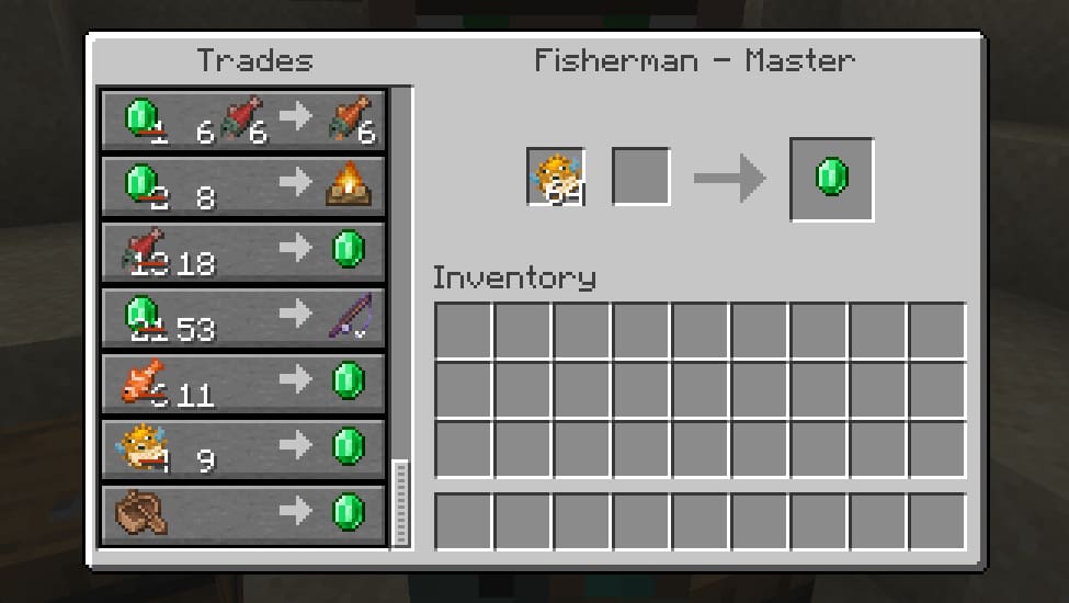Trading Pufferfish With Villagers Minecraft