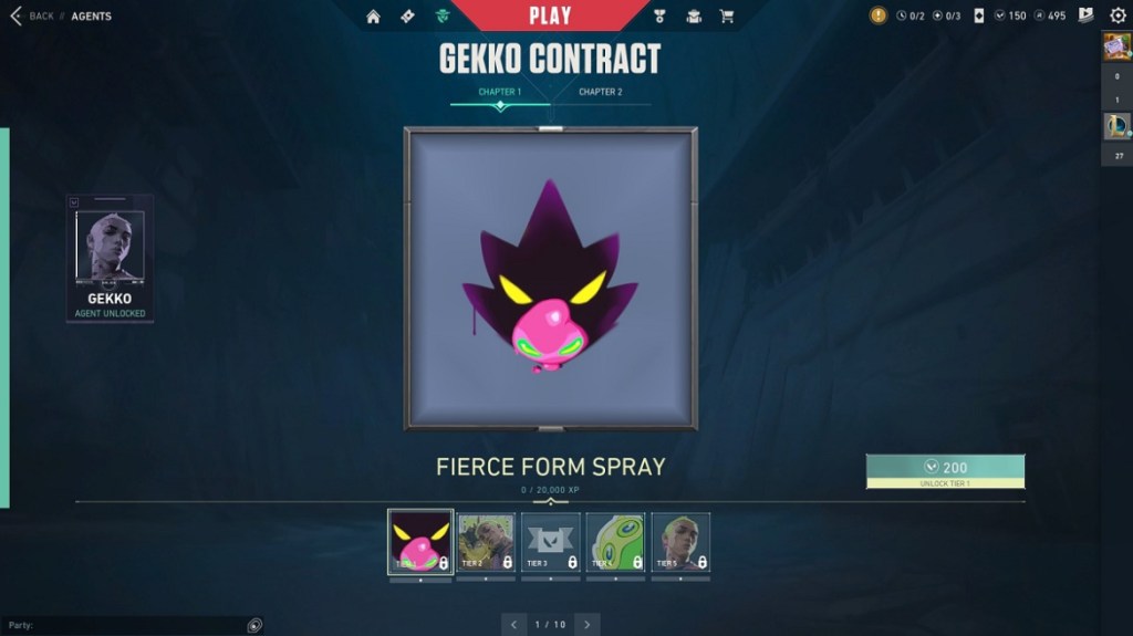 All Gekko Contract Rewards In Valorant Prima Games 6236