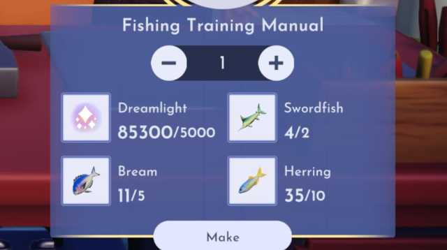 DDLV Fishing Manual Recipe