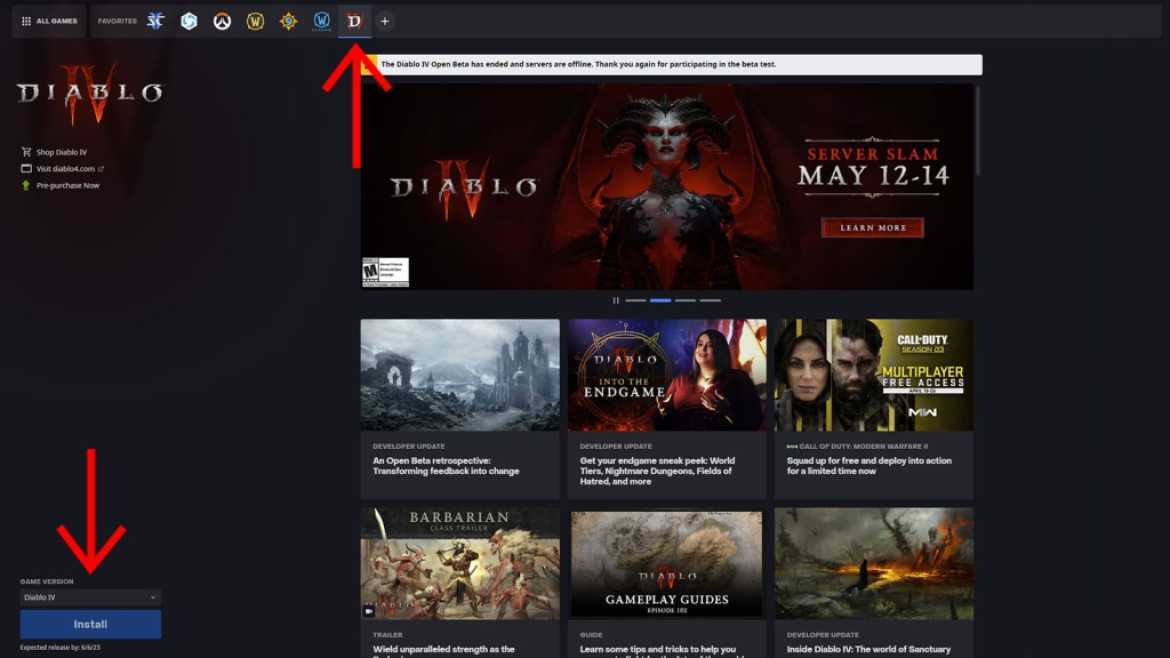 Diablo 4 Predownload PC