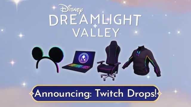 Disney Dreamlight Valley Twitch Drops Items