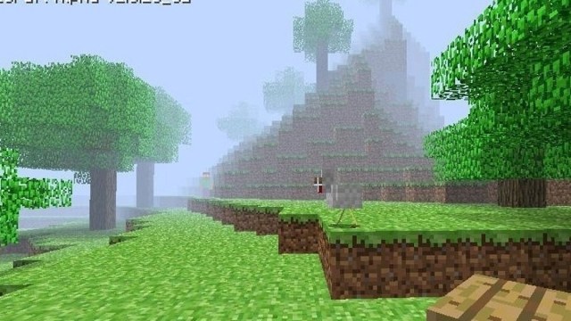 Screenshot of Herobrine's Minecraft world.