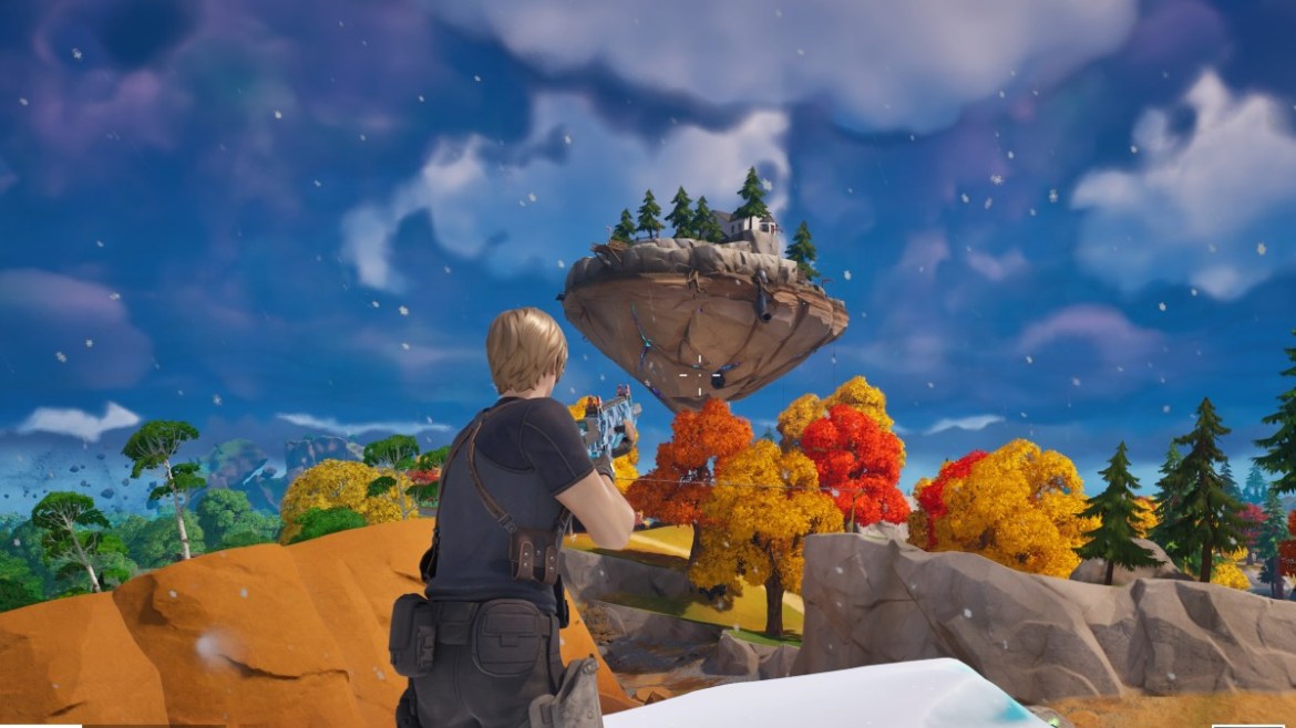 How to Claim the Capture Point on the Floating Loot Island in Fortnite