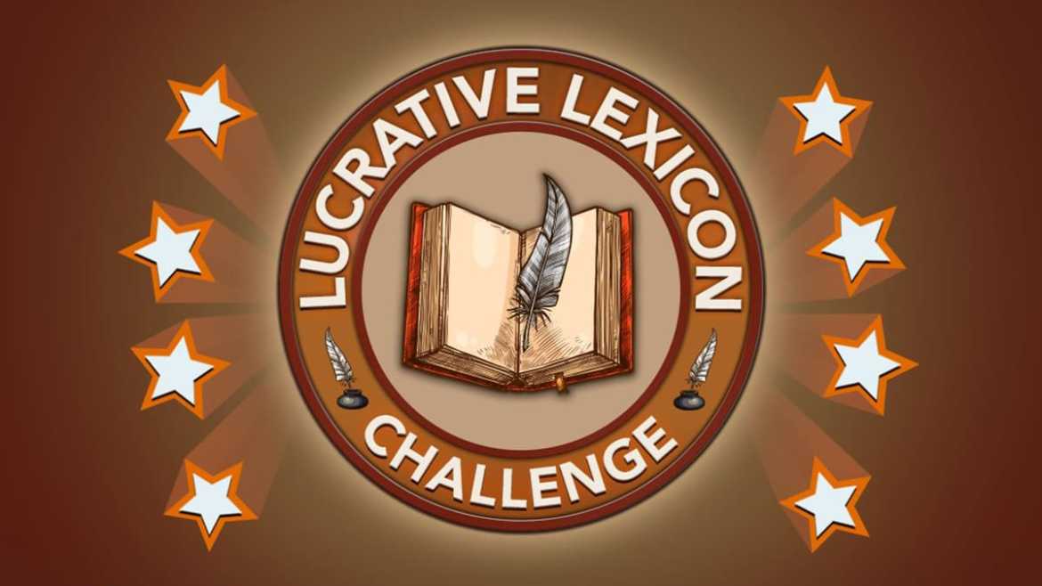 Lucrative Lexicon Challenge in BitLife