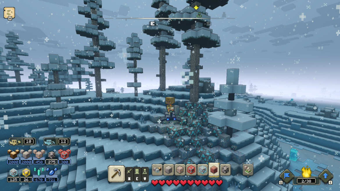 naturally spawned diamonds in minecraft legends