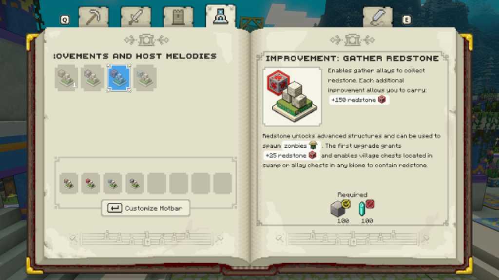 Improvement: Gather Redstone - Minecraft Legends Guide - IGN