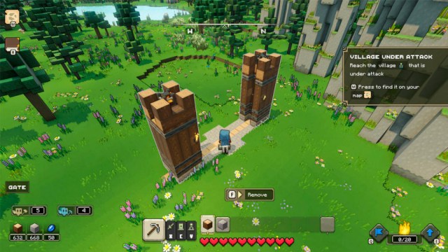 Minecraft Legends Remove Structures key