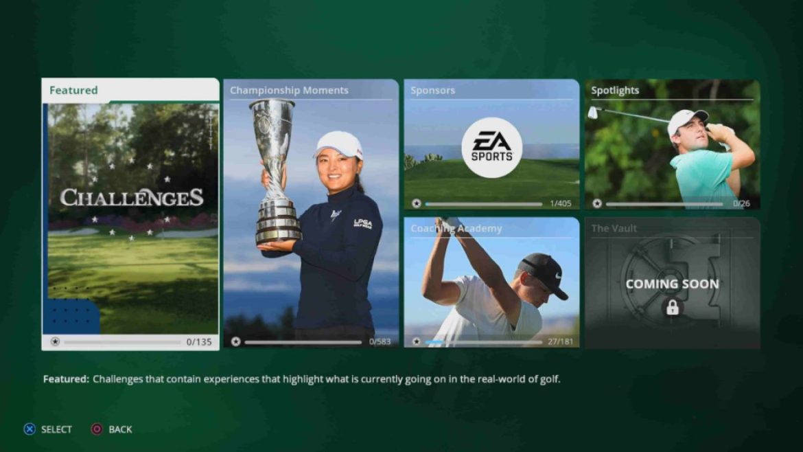 EA Sports PGA Tour | Challenges Mode