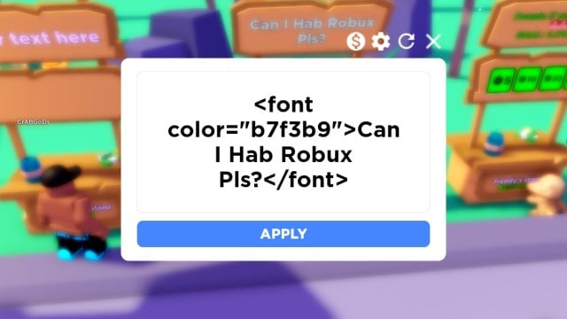 How to Change Text Color in Pls Donate 