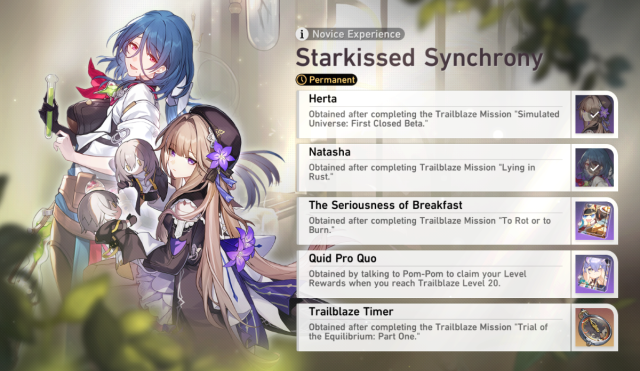 Starkissed Synchrony featuring Herta and Natasha from Honkai: Star Rail