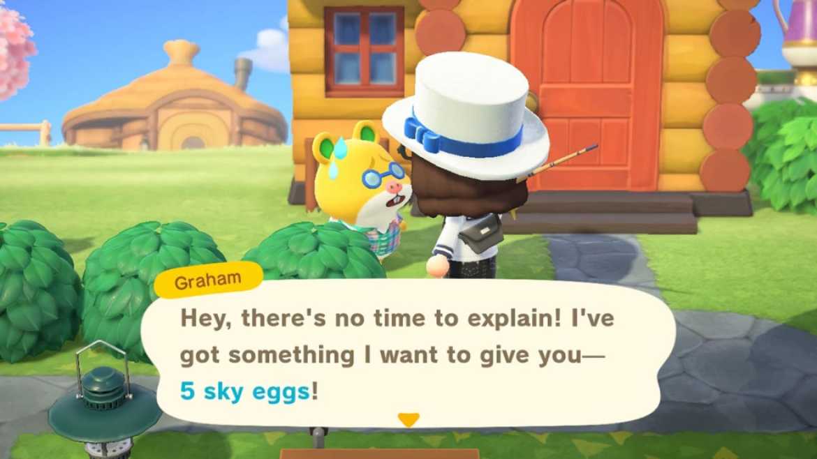 Sky Egg Villager Gift Animal Crossing