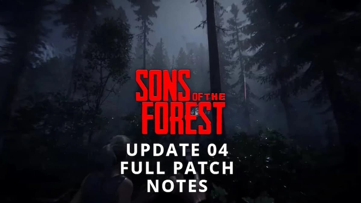 Sons Of The Forest Patch 12 Spot The Forest, September 28, 2023