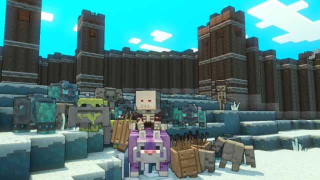 Starter Village Defence in Minecraft Legends