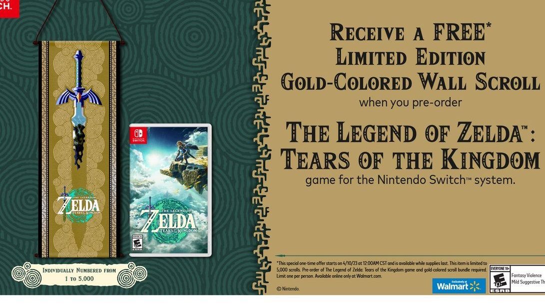 All Pre-Order Bonuses For The Legend Of Zelda: Tears Of The Kingdom ...