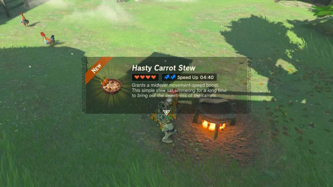 Carrot Stew Dish in Tears of the Kingdom