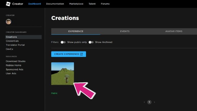 Analytics Dashboard  Documentation - Roblox Creator Hub