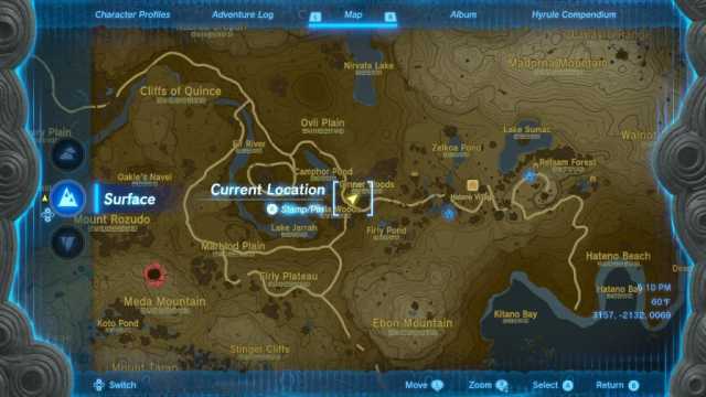 Deer and Boar Locations for Raw Prime Meat Zelda Tears of the Kingdom