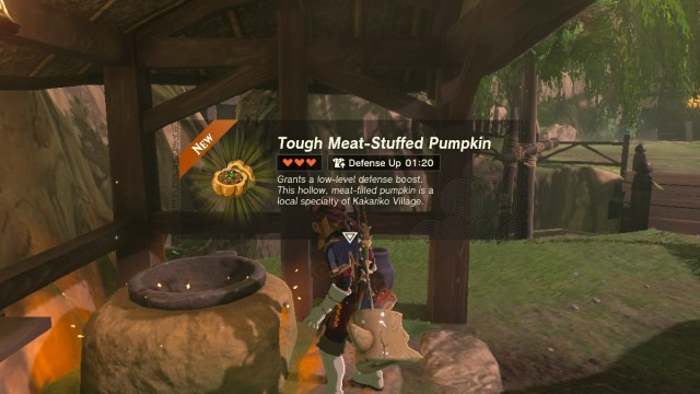 Legend of Zelda: Breath of the Wild – Tough Meat Stuffed Pumpkin