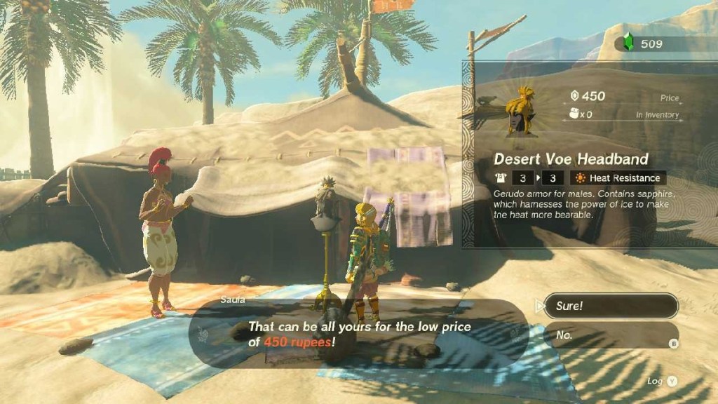 Tears of the Kingdom Where To Get Desert Voe Armor Set in TOTK