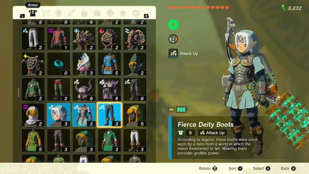 Tears of the Kingdom - How to Get the Fierce Deity Armor Set and Sword ...