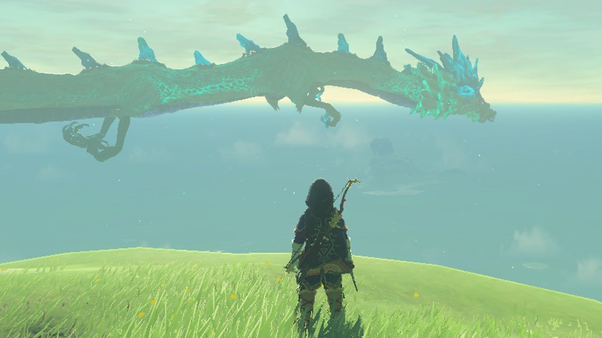 Tears of the Kingdom How to Find Naydra the Frost Dragon in TOTK