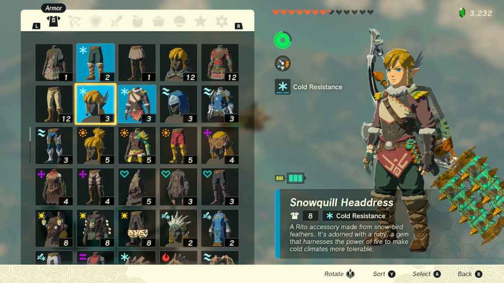 Tears of the Kingdom: How to Get the Snowquill Armor Set in TotK ...