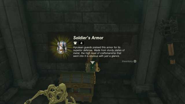 Soldier Armor Chest TOTK