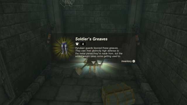 Soldier Greaves Chest TOTK