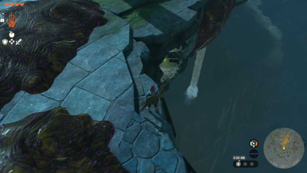 TOTK Floating Scales Island Hidden Cave