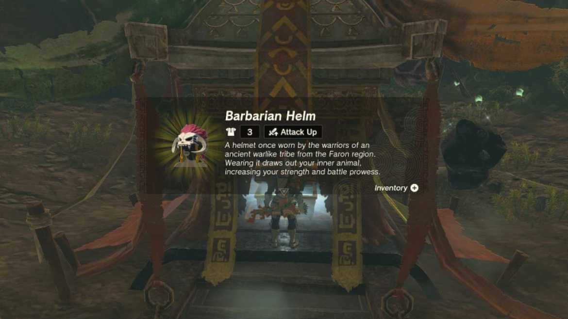 Tears of the Kingdom Barbarian Helm Chest