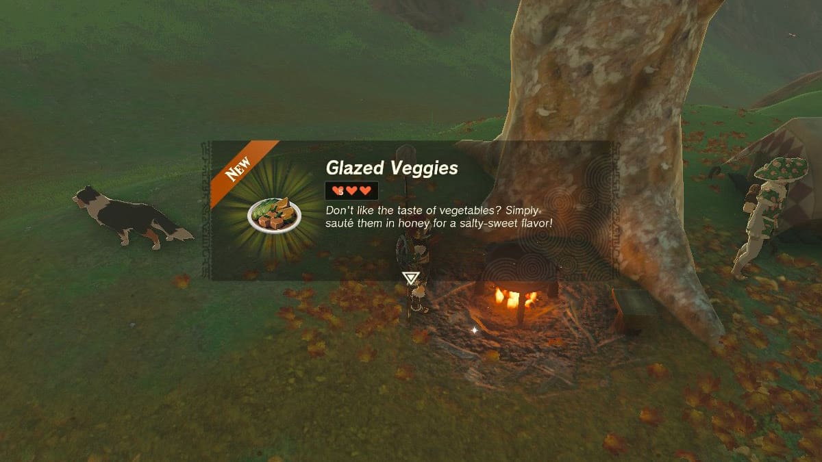 How To Make Glazed Veggies In Zelda Tears Of The Kingdom TOTK   Tears Of The Kingdom Glazed Veggies Result 