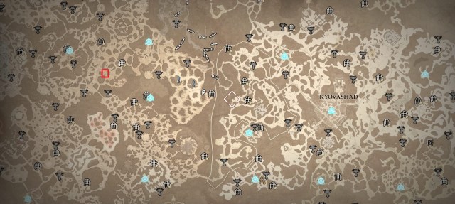 Bhotak the inevitable location on map Diablo 4