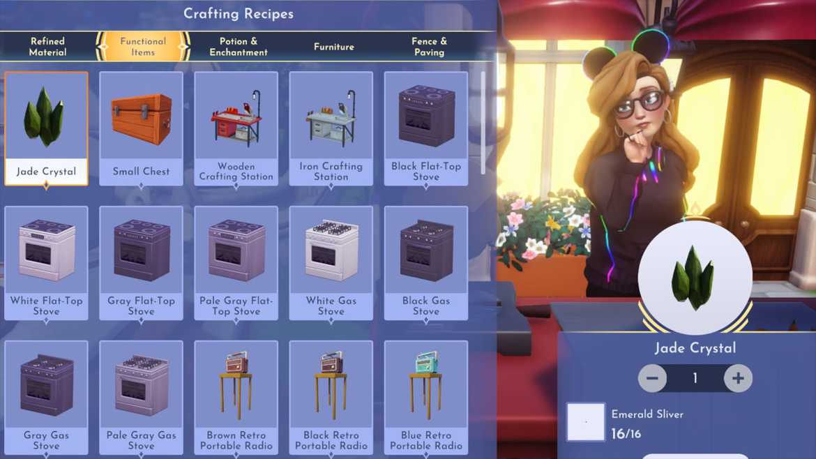 How to Make the Jade Crystal in Disney Dreamlight Valley Prima Games