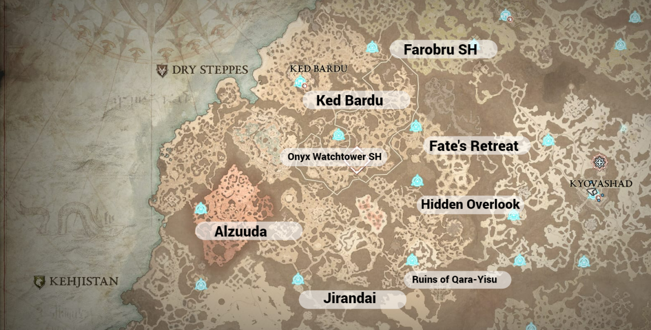 All Waypoint Locations in Diablo 4 - Prima Games