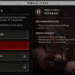 Diablo 4 Difficulty Settings World Tier