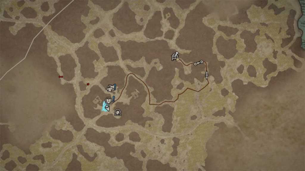 Diablo 4 Weeping Cairns Map Route